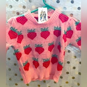 Lola and the Boys strawberry sweater